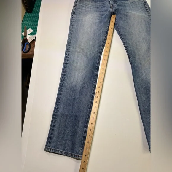 J.Crew 484 Extra Slim Jeans Men’s 30x32 Kaihara Japanese Denim Blue - Picture 5 of 12